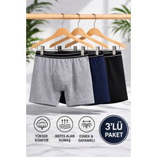 Maxi-Dry 3'lü Erkek Boxer Aşırı Terleme Önleyici – Çift Katmanlı, Islaklık Sızdırmaz, Nefes Alabilen Iç Giyim