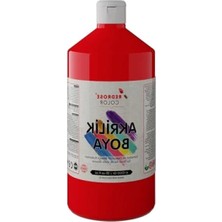 Ulu Pazarlama Dayanıklı Kırmızı Akrilik Boya - 1000 gr