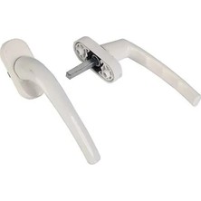 Ulu Pazarlama Pvc Pencere ve Kapı Kolu - Beyaz, 2 Adet