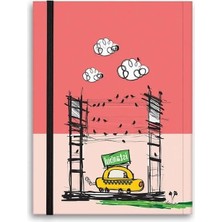 Ulu Pazarlama Renkli Defter - Çizgili ve Lastikli Tasarım