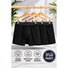 Maxi-Dry 3'lü Erkek Boxer Aşırı Terleme Önleyici – Çift Katmanlı, Islaklık Sızdırmaz, Nefes Alabilen Iç Giyim