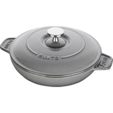 Ulu Pazarlama Kapaklı Döküm Servis Tabağı, Gri