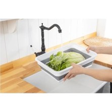 Ulu Pazarlama Katlanabilir 4 Litre Dikdörtgen Bulaşık Sepeti - Çok Amaçlı