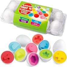 Ulu Pazarlama 10'lu Eğlenceli Geometrik Yumurta Seti