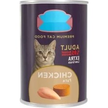 Ulu Pazarlama Yetişkin Kediler Için Tavuk Etli 400 gr Pate Konserve Mama