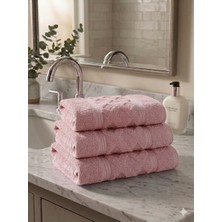 Gön Ev Tekstili %100 Pamuk Lüks El Havlusu 50X90 cm 220 gr 3'lü Set –ultra Yumuşak ve Yüksek Emici