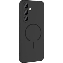 Adige Samsung Galaxy S26 Kılıf Silikon Meta Magsafe Kablosuz Şarj Özelliklisilikon + Ekran Koruyucu