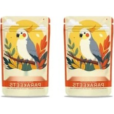 Ulu Pazarlama 2 Adet Sultan ve Cennet Papağan Yemi - 400 Gram