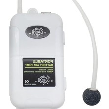 Ulu Pazarlama Taşınabilir Akvaryum Hava Pompası Seti, 0.6m Hortum ve Hava Taşı ile