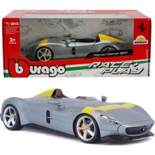 Bburago 1:24 Ferrari Formula 1 Monza SP1 Model Araba - Gri