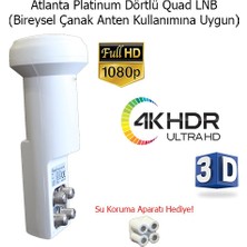 Atlanta Platinum Quad Dörtlü Dört Çıkışlı LNB (Full HD/4K)