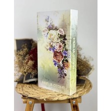 Ulu Pazarlama 300 Fotoğraf Kapasiteli 10X15CM Lüks Albüm Gelin Buketi Desenli