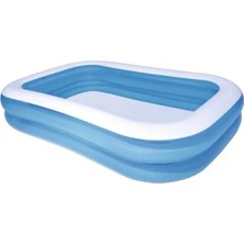 Ulu Pazarlama Dikdörtgen Mavi Şişme Havuz