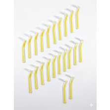 Hannah Saplı Arayüz Fırçası 20+2 Adet 0.8 mm Sarı Renk Diş Arası Fırçası