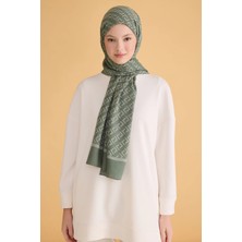 Belli Fresh Geometrik Desen Haki Elosia Şal 2 - 07