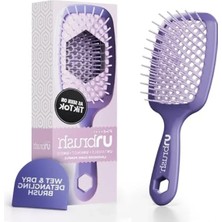 Ulu Pazarlama Havalandırmalı Dolaşık Açıcı Saç Fırçası, Lavanta Koyu Mor
