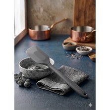 Viarella Gri Silikon Spatula Yanmaz Yapışmaz  27 cm