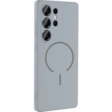 Adige Samsung Galaxy S26 Ultra Kılıf Silikon Meta Magsafe Kablosuz Şarj Özelliklisilikon