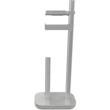 Ulu Pazarlama Paslanmaz Tuvalet Kağıtlığı Gri