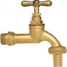 Ulu Pazarlama 1/2" Sarı Rekorlu Bahçe Lavabo Musluğu