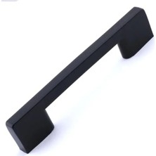 Ulu Pazarlama 20 Adet Siyah Sert Plastik Mutfak Çekmece Kulpları