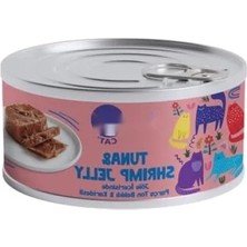 Ulu Pazarlama Jöleli Ton Balıklı & Karidesli Islak Kedi Maması - 85 Gr, 24'lü Paket