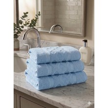 Gön Ev Tekstili %100 Pamuk Lüks El Havlusu 50X90 cm 220 gr 3'lü Set –ultra Yumuşak ve Yüksek Emici