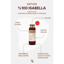 Natuva 12'li %100 Kokulu Üzüm Suyu 250 ml Şekersiz ve Doğal Aroma ile El Yapımı Meyve Suyu