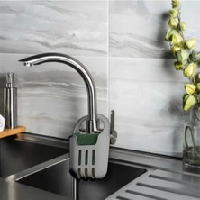 Ulu Pazarlama Pratik Askılı Silikon Bulaşık Süngerlik Düzenleyici - Antrasit