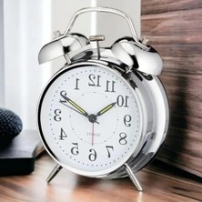 Ulu Pazarlama Nostaljik Büyük Boy Masa Çalar Saat - Işıklı Alarm