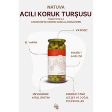 Natuva Acılı Koruk Turşusu 500 G El Yapımı