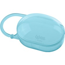 Wee Baby Saplı Emzik Saklama Kutusu 739 Mavi Renkli BPA İçermeyen Ergonomik Tasarım