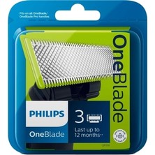 Philips Oneblade QP230/50 3lü Yedek Bıçak Ergonomik Tasarım ile Konforlu Tıraş Deneyimi