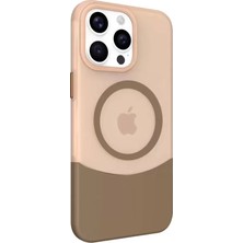 TeknoKapsül Iphone 15 Pc Suit Magsafe Kapak - Kahverengi