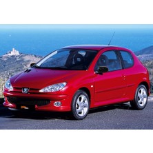 PINUKS Peugeot 206 98-12 / Cıtroen C2 04-08  Yarasa Ayna Kapağı P.black Takım