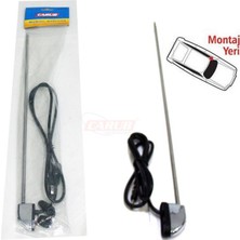 PINUKS Japon Tip Yan Direk Anteni Nikelaj Adet