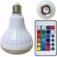 Sayarmarkt Lamba Hoparlör Ampül Görünümlü Renk Değiştirebilen Android ve Ios Uyumlu