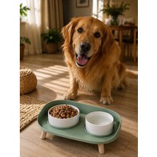 M-Pets Altitude 2'li Kedi ve Köpek Mama Kabı Standı 2X450 ml