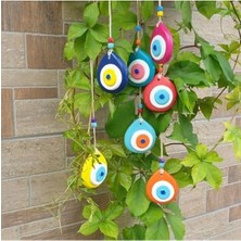Ulu Pazarlama 7'li Nazar Boncuğu Dekoratif Set - Bahçe ve Balkon Için