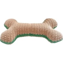 Ulu Pazarlama Pamuklu ve Doğa Dostu Örgü Kemik Köpek Oyuncağı