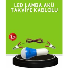 Sayarmarkt 12V LED Ampul Anahtarlı Kablolu Pratik Aydınlatma