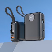 Dexim 10.000 Mah 45W Lightning Type-C Kablolu Hızlı Taşınabilir Güç Kaynağı  Şarj Cihazı DCA0070