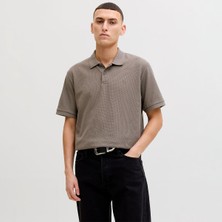 Jack & Jones Jack&jones Austin Erkek Kahverengi Polo Yaka Tişört