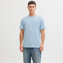 Jack & Jones Jack&jones Brandon Erkek Mavi Tişört