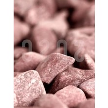 Ulu Pazarlama Bordo Dolomit Taşı Bahçe ve Akvaryum Süsleme Taşı, 2-3 Cm, 1 kg