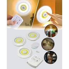 Sayarmarkt Kablosuz Gün Işığı 3’lü LED Spot Lamba Kumandalı