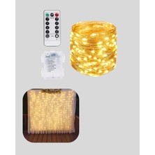 Sayarmarkt 8 Fonksiyonlu Uzaktan Kumandalı Günışığı Perde Peri LED Dekoratif Işık