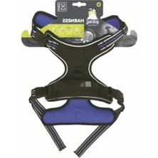 Ulu Pazarlama Ayarlanabilir Reflektörlü Soft Sırt Tasması - Mavi (Xl)