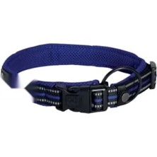 Ulu Pazarlama Ayarlanabilir Reflektörlü Soft Boyun Tasması, Mavi (Xl)