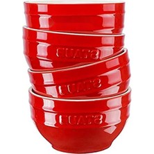 Ulu Pazarlama 14 cm Yuvarlak Seramik Kase Seti | 4'lü